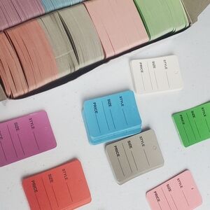 Colorful Price Tags Set